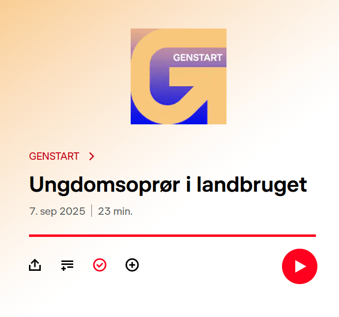 ‘Genstart’ om generationsskifte i&nbsp;landbruget